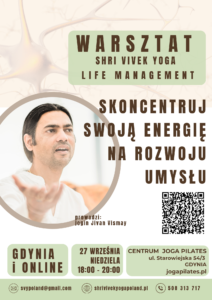 Centrum Joga Pilates `warsztat 27.08.2026 Plakat