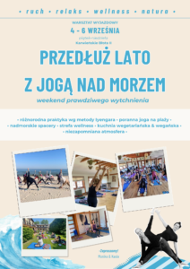 przedłuż lato z joga nad morzem